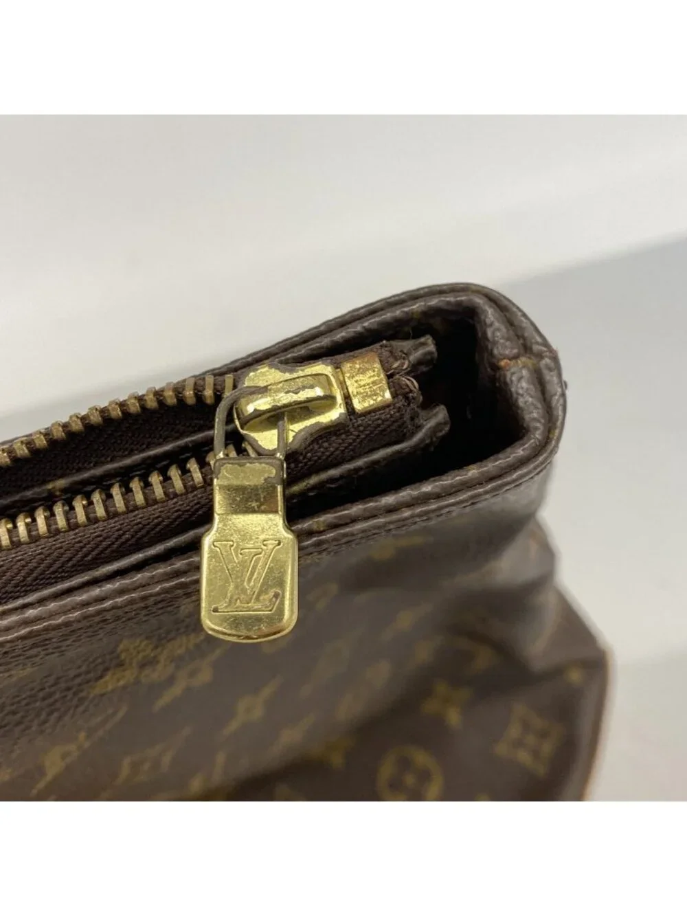 Louis Vuitton Tote Monogram Cabas Mezzo Brown